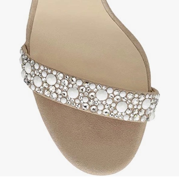 Jimmy Choo replicas - Azmodo Stilettos w/ Feathers & Rhinestones - gorgeous! - Picture 2 of 4